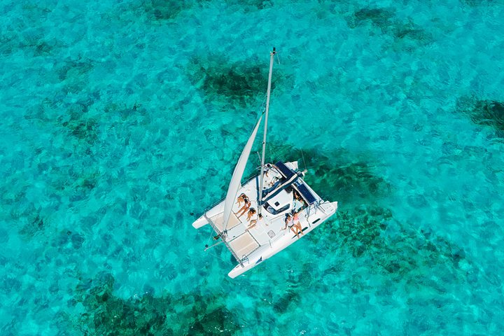 VIP Isla Mujeres Sailing: Private Catamaran from Cancun to Isla Mujeres for up to 13 People