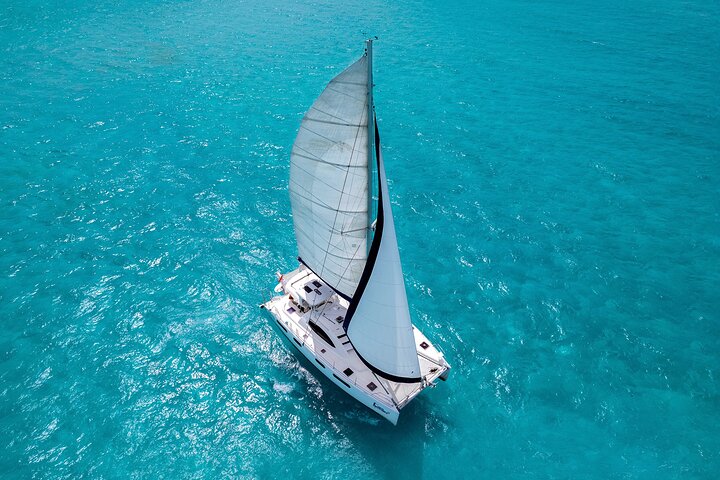VIP Isla Mujeres Sailing: Luxury Catamaran — Adults Only or Family Friendly