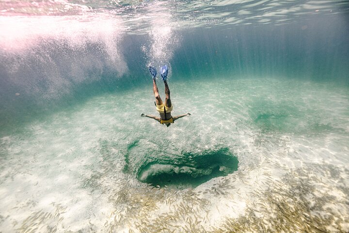 Cancun Extreme Local Adventure: 5-in-1 Snorkel — Reef, MUSA, Turtles, Shipwreck & Cenote