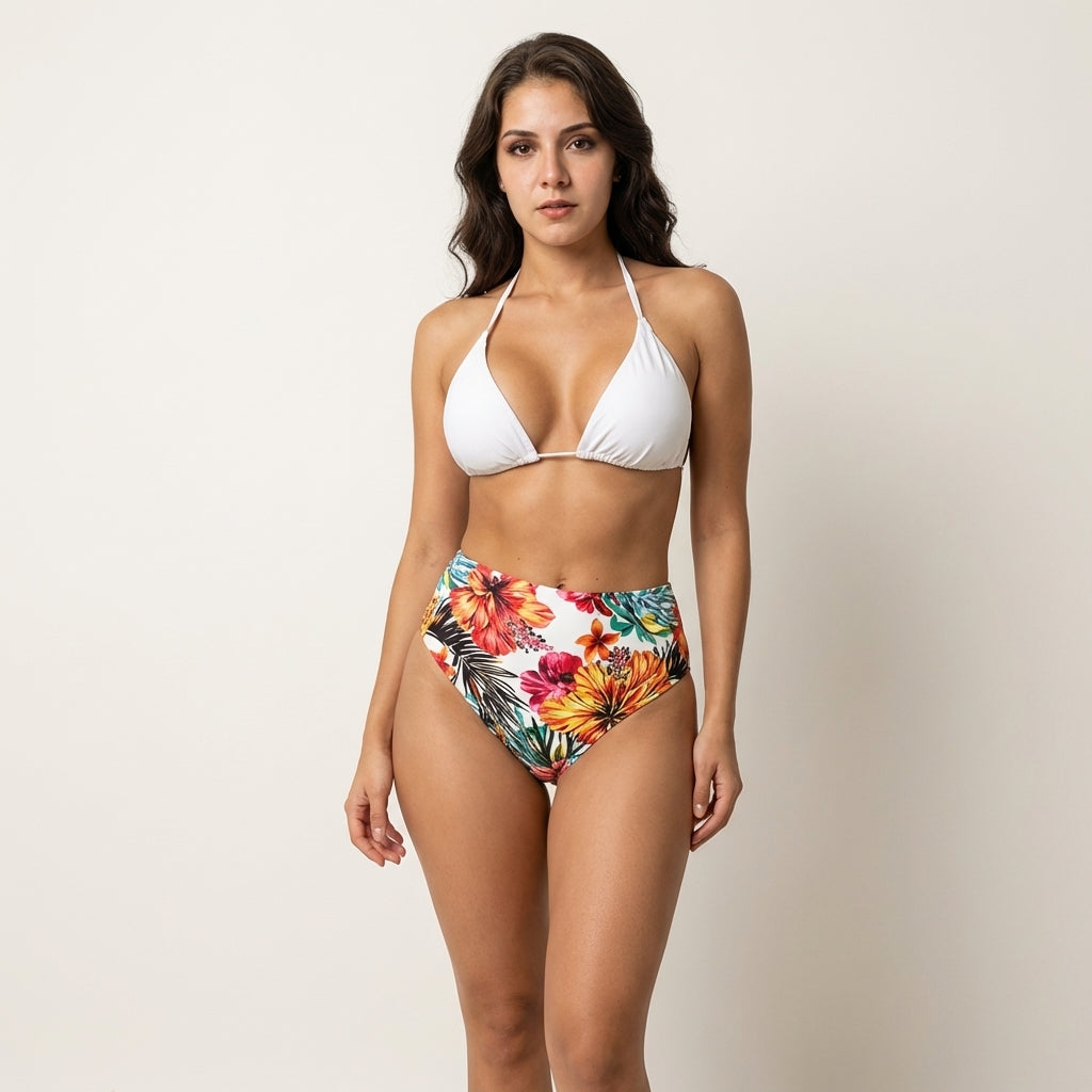 Set de Traje de Baño para Mujer con Cover-Up