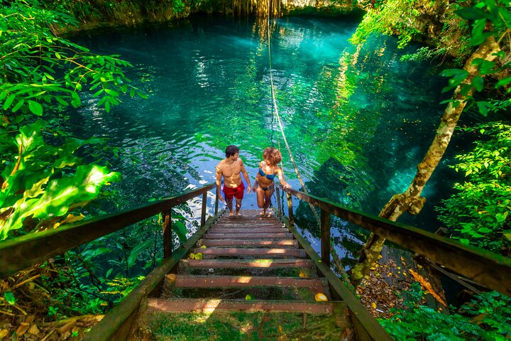 Cancun Extreme Local Adventure: ATV Adventure, Interactive Bridges, Ziplines, Cenote and Lunch