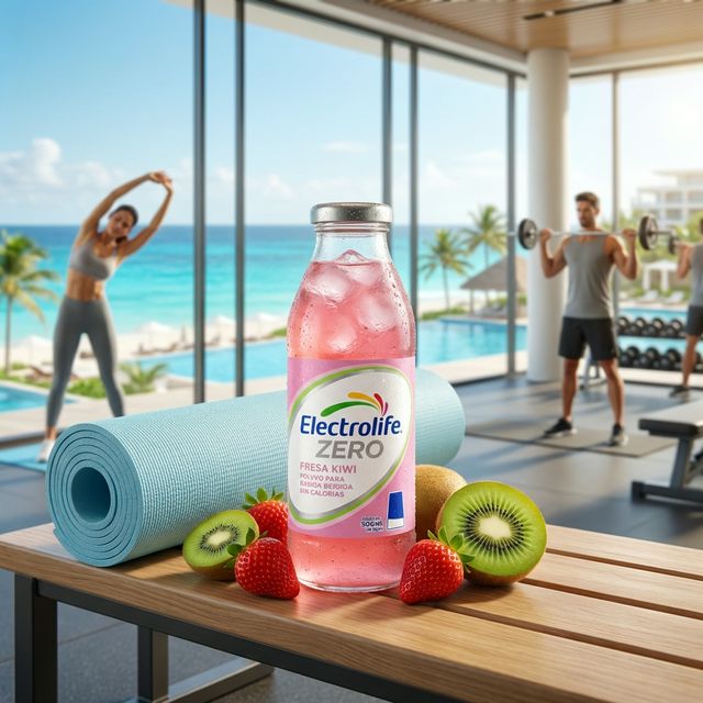 Electrolife Zero Fresa-Kiwi - Rehidratación sin azúcar