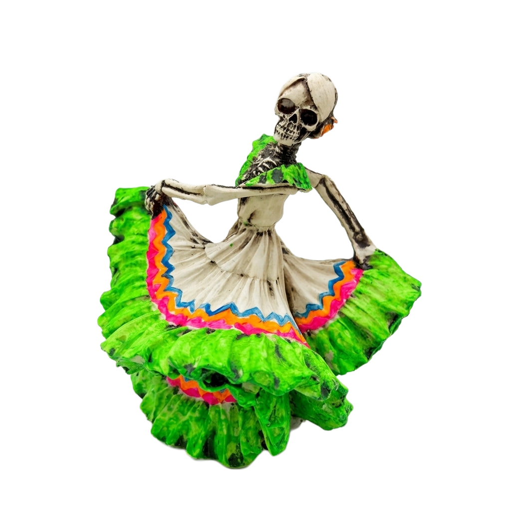Day of the Dead Catrina Dancer Figurine — Colored Edition