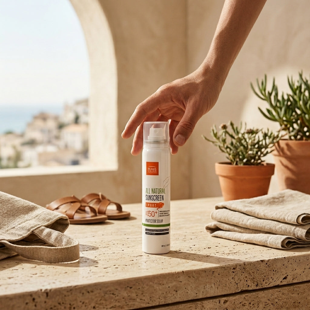Bloqueador Deportivo Maya Solar SPF 50 (100ml) — Dermatológico, Resistente al Agua, Reef-Safe