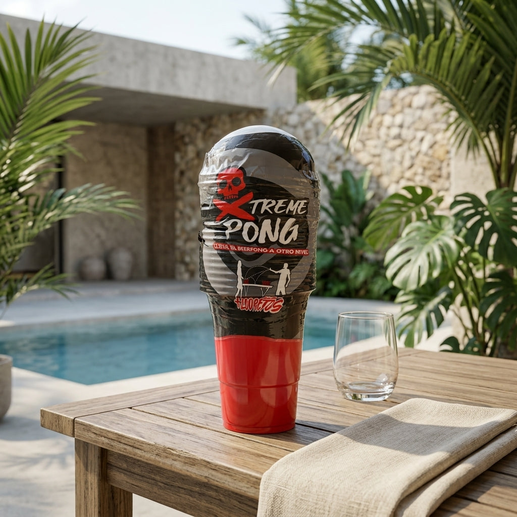 Set de Beer Pong aXtreme — Juego de Vasos a tu Hotel en Cancún
