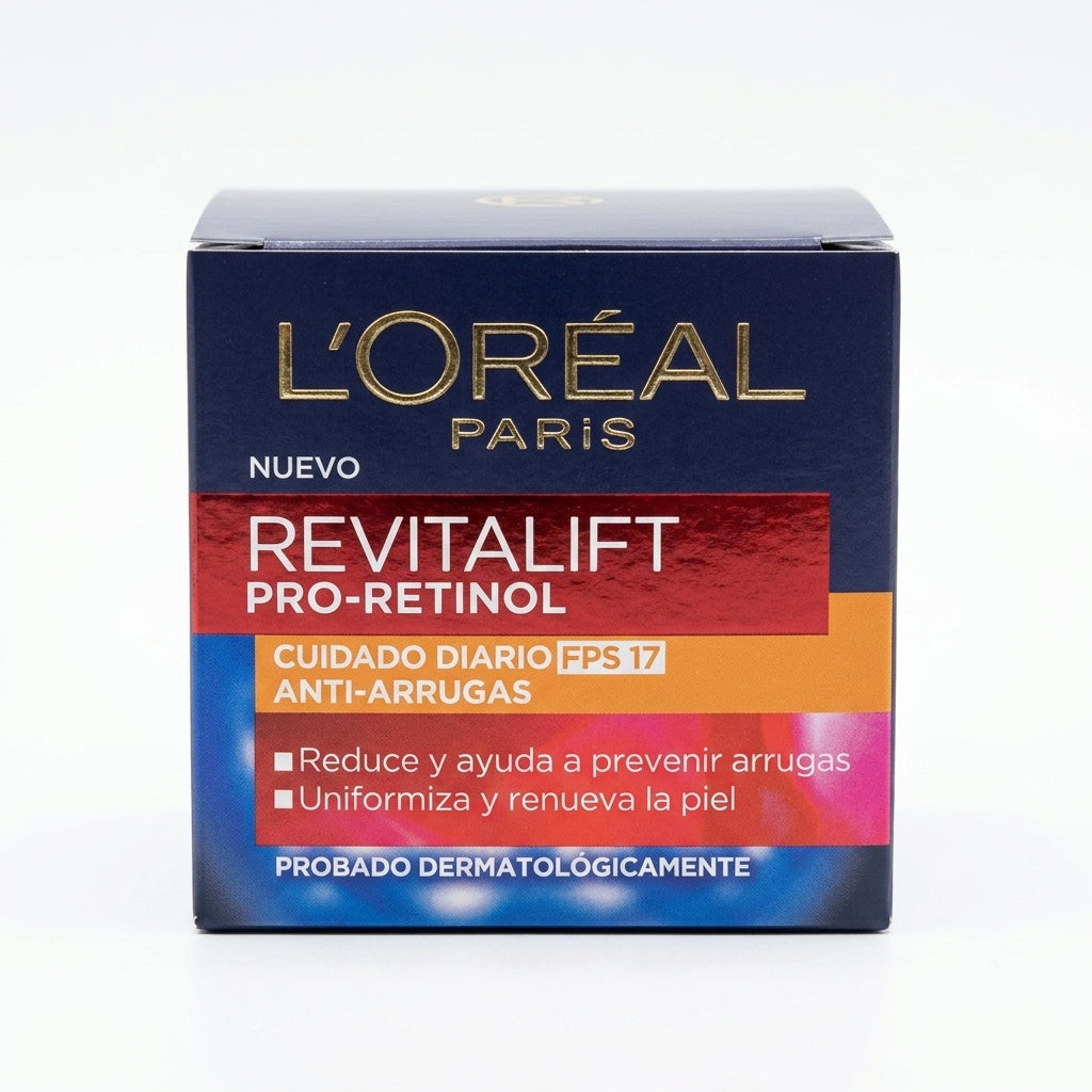 L'Oréal Paris Revitalift Pro-Retinol Daily Anti-Wrinkle Day Cream SPF 17 (50ml)