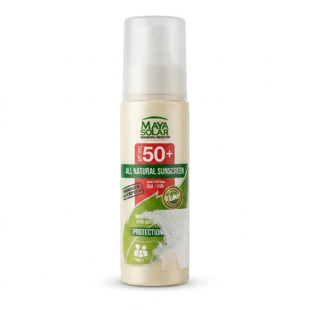 Maya Solar Biodegradable Sunscreen SPF 50+ 75ml — reef-safe