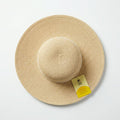 Wide Brim Woven Sun Hat - Sun Protection